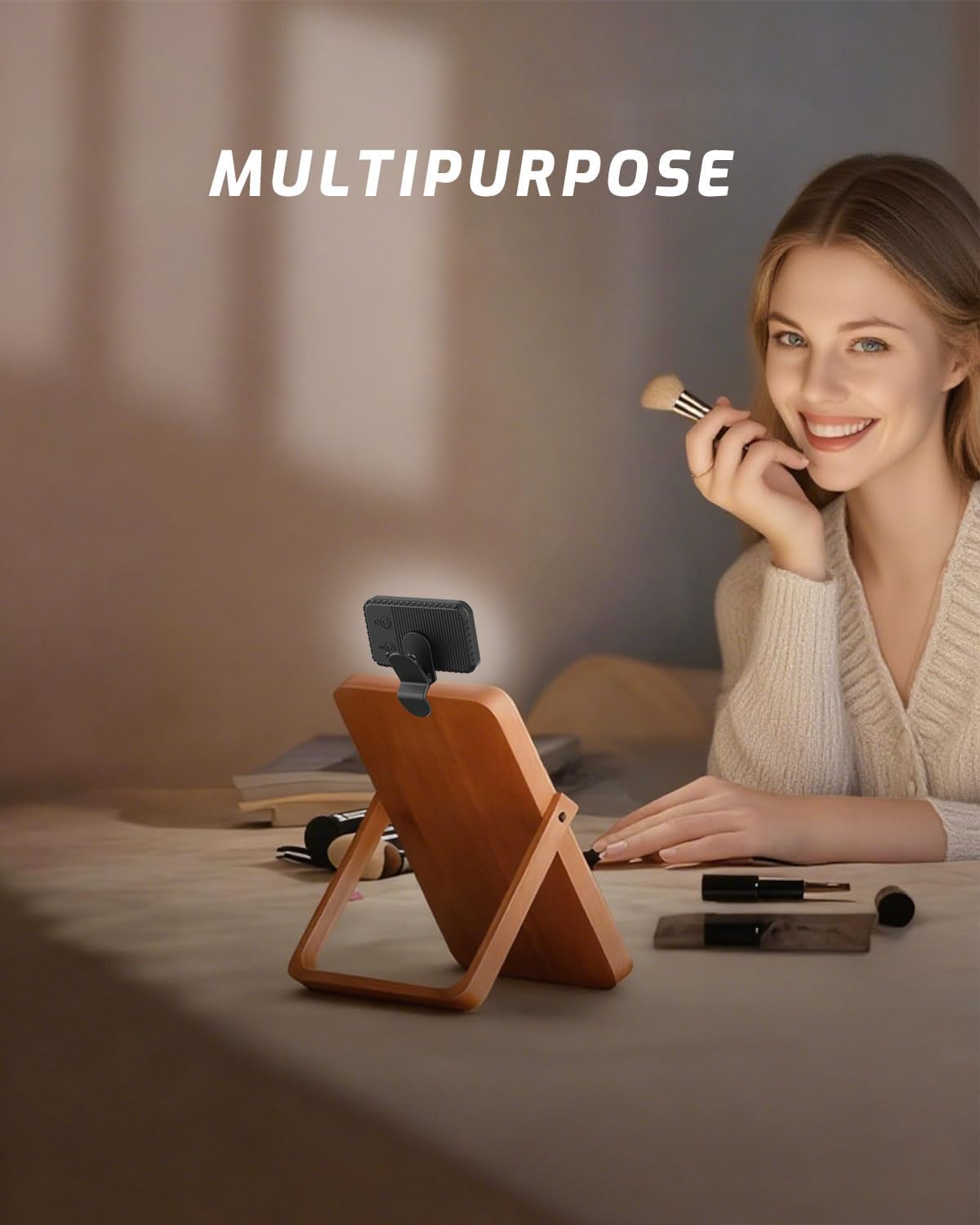 Luz de selfie portátil para iPhone: luces de llenado de teléfono re...