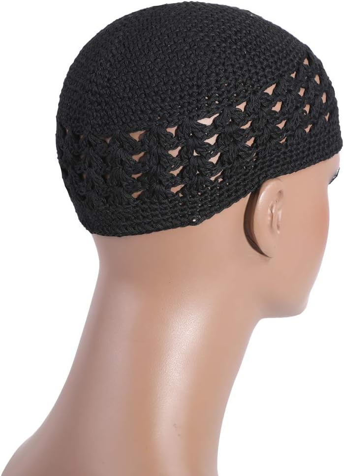 Gorros unisex de algodón de primera calidad para tejer calavera, go...