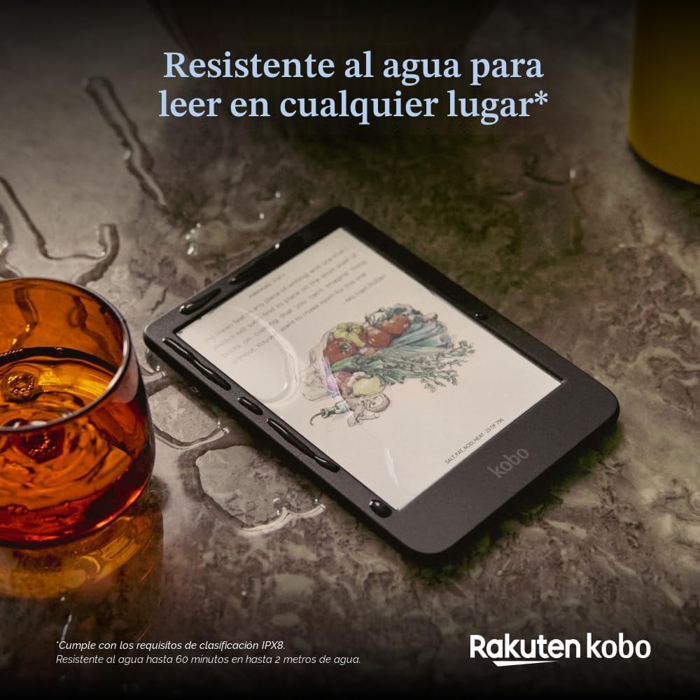 Kobo Clara Colour | Lector electrónico a color | Pantalla Kaleido™...