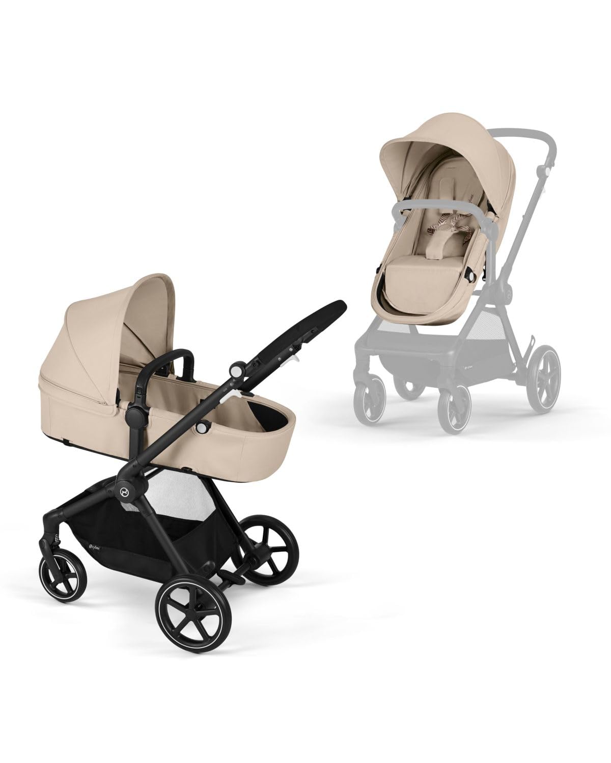 Cybex EOS - Cochecito de bebé 2 en 1 para recién nacido, bebé a niñ...