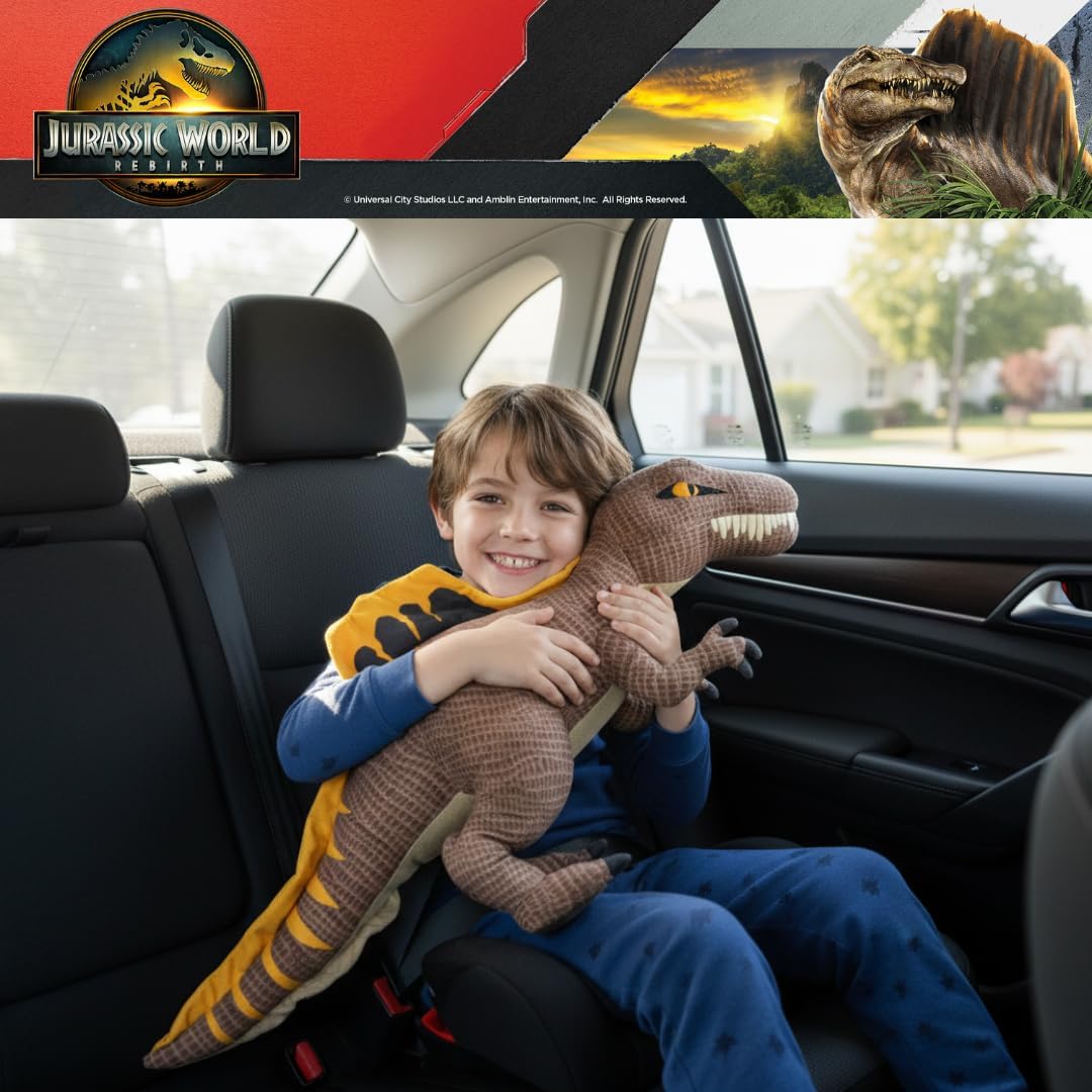 Jurassic World Rebirth Almohada de Abrazo Spinosaurus, Ropa de Cama...