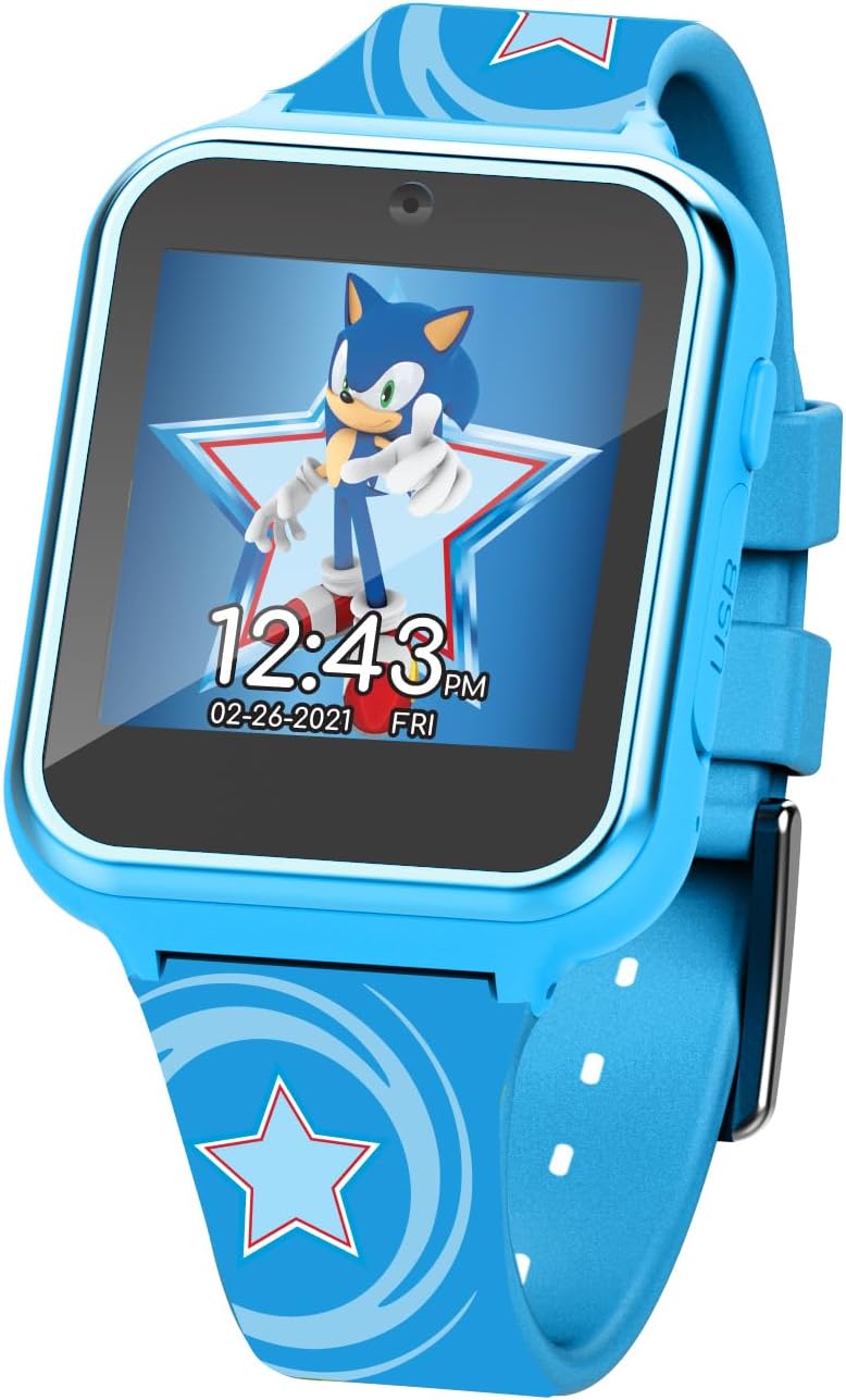 Accutime Niños SEGA Sonic El Erizo Azul Reloj Inteligente Educativo...