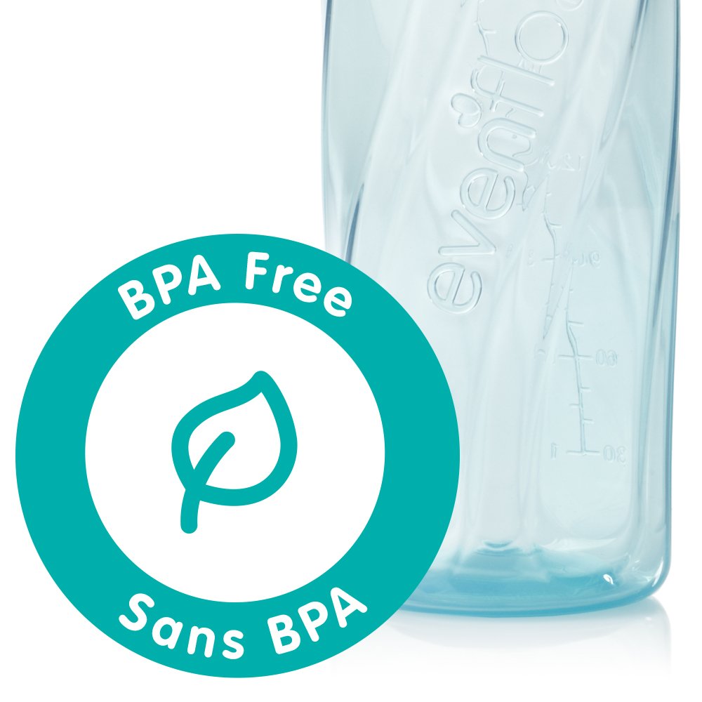 Evenflo Feeding Botellas clásicas de plástico tintado estándar para...