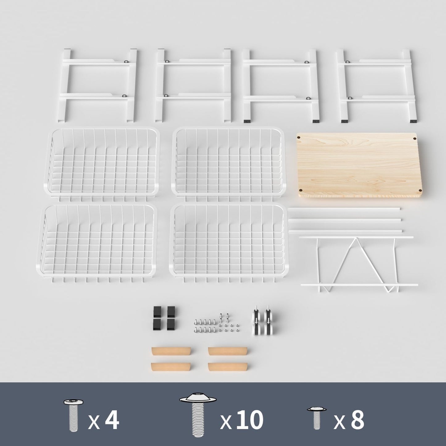 NiuYichee Cesta de frutas de 5 capas para cocina, organizador de al...