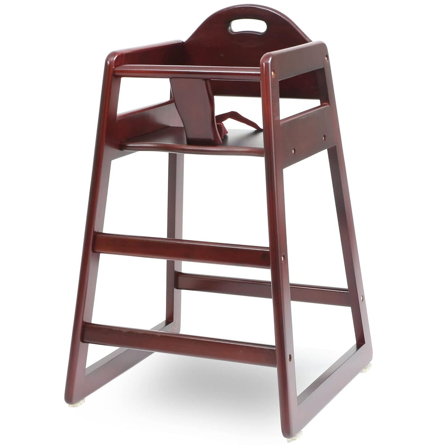 Silla alta de madera para bebés y niños pequeños, silla alta apilab...