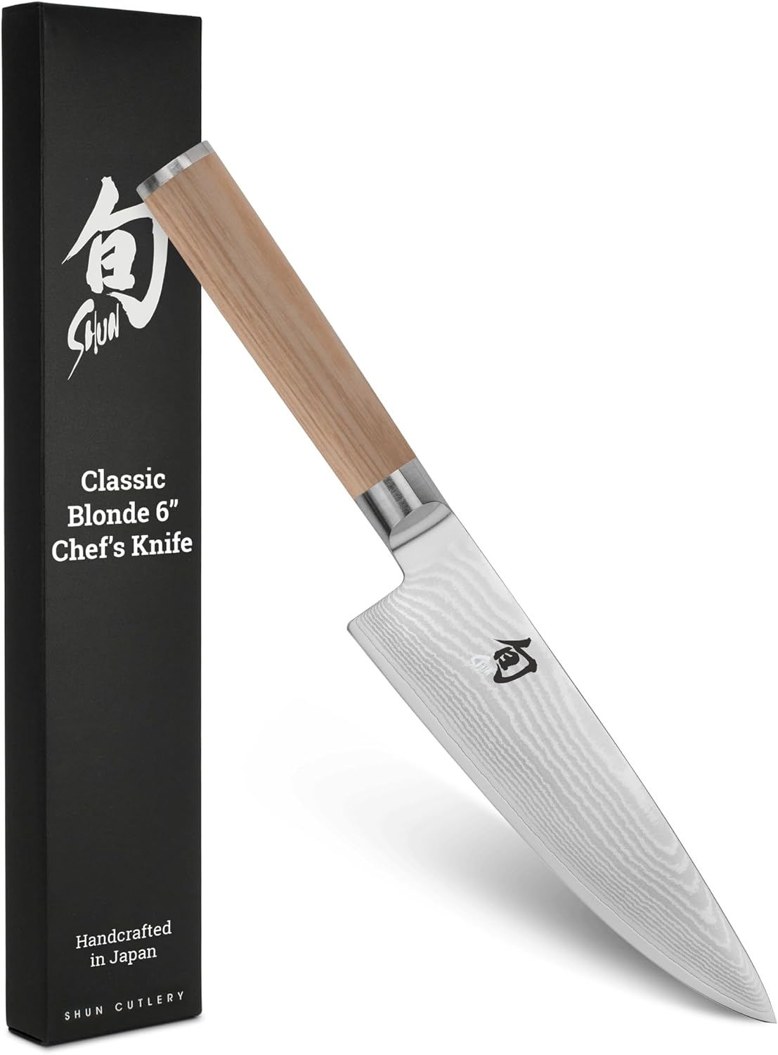Shun Classic Blonde Cuchillo de Chef de 6", Cuchillo de Cocina...