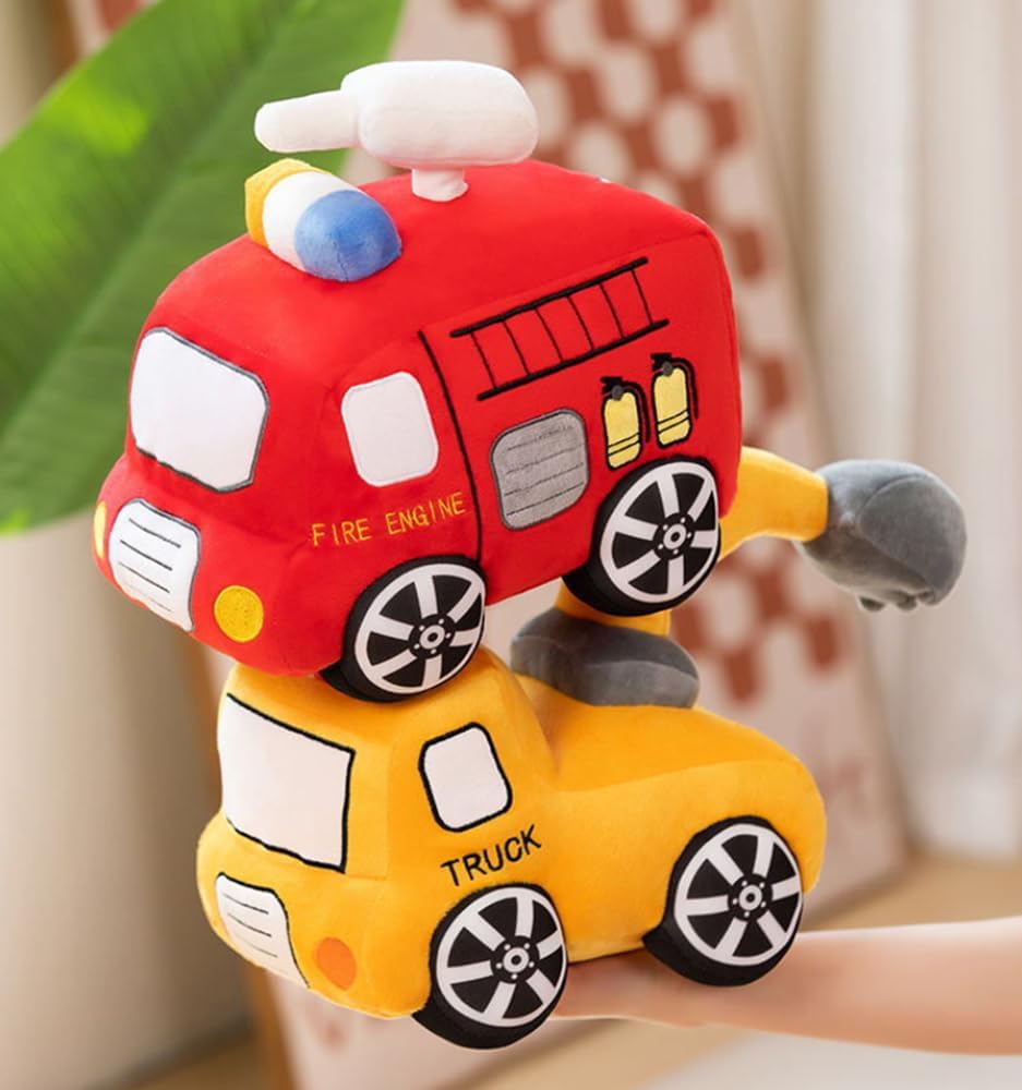 XIYUAN Coche de peluche de autobús de simulación de autobús escolar...