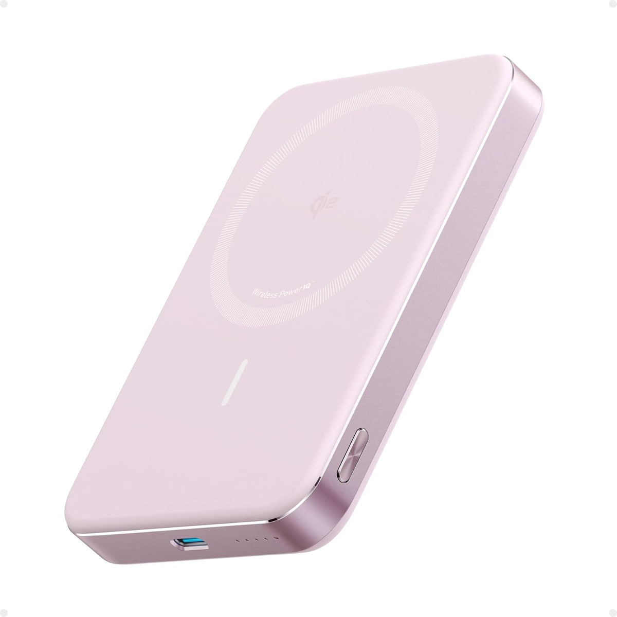 Anker MagGo Power Bank, batería magnética ultradelgada de 10,000 mA...