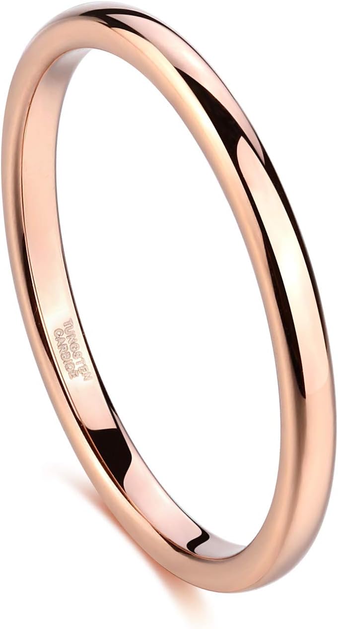 Greenpod - Anillos de boda de tungsteno de 2mm, 4mm y 6mm para muje...