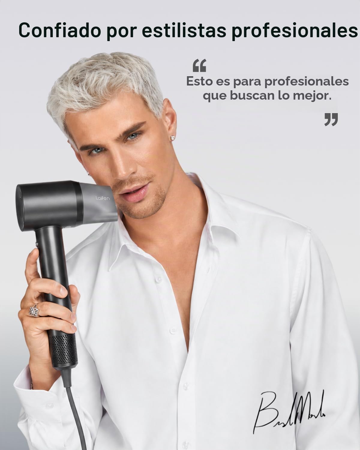 Laifen Swift - Secador de pelo profesional de alta velocidad, iones...