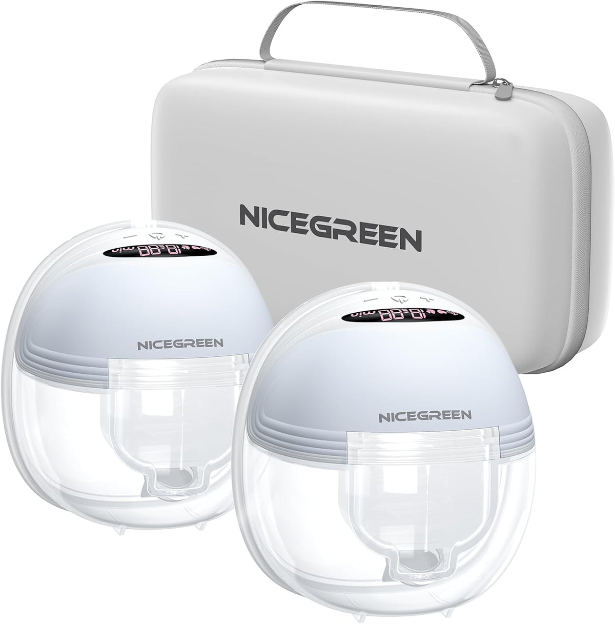 NICEGREEN Life Extractor de leche portátil S21, extractor de leche...