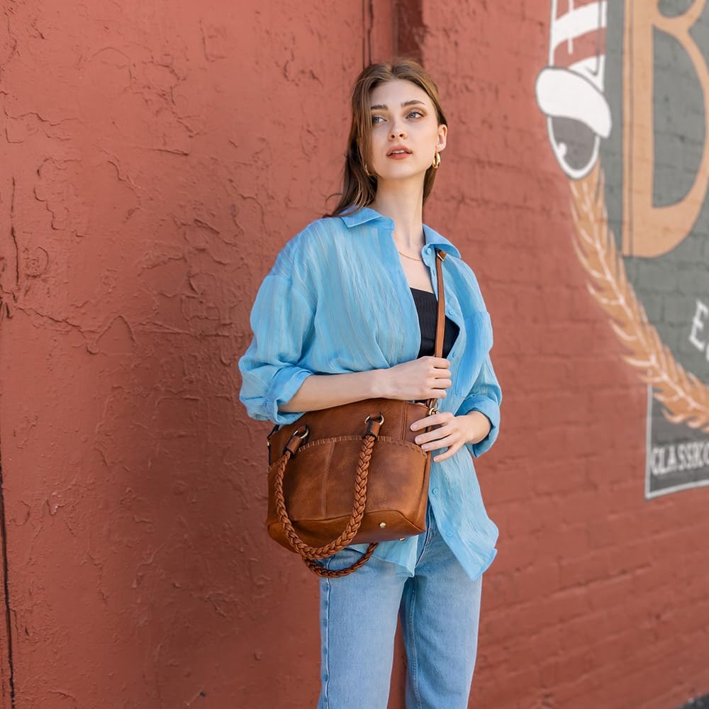 JESSIE &amp; JAMES Bella - Bolsas de mano ocultas para mujer con ce...