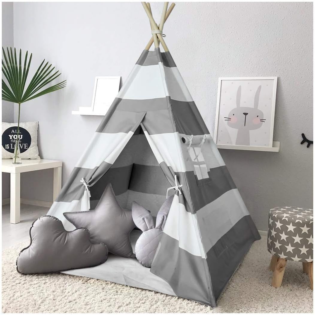 Tienda de campaña tipi para niños, tienda de campaña tipi para niño...