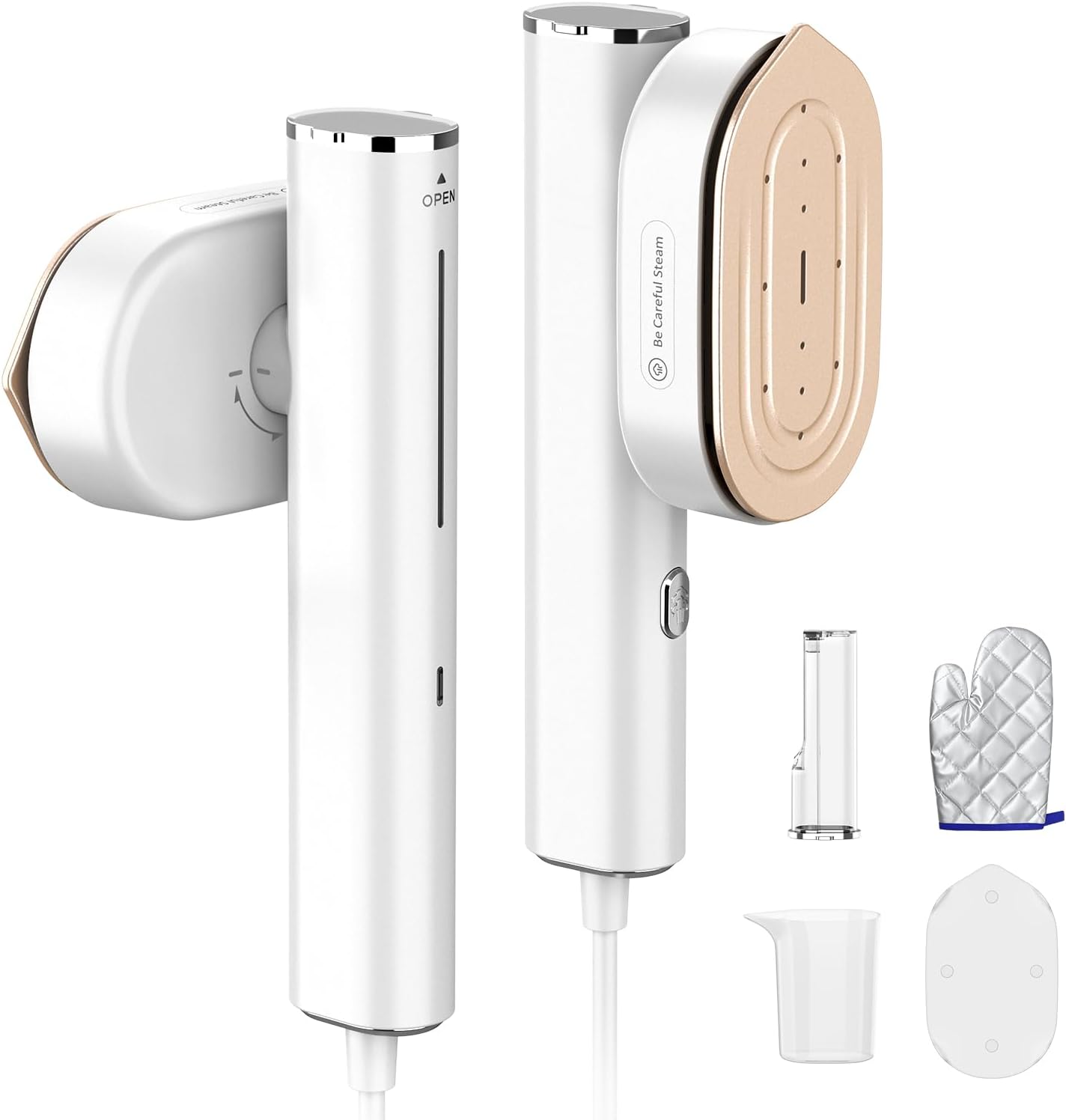 Elorti Vaporizador para ropa, plancha de vapor 2 en 1, vaporizador...