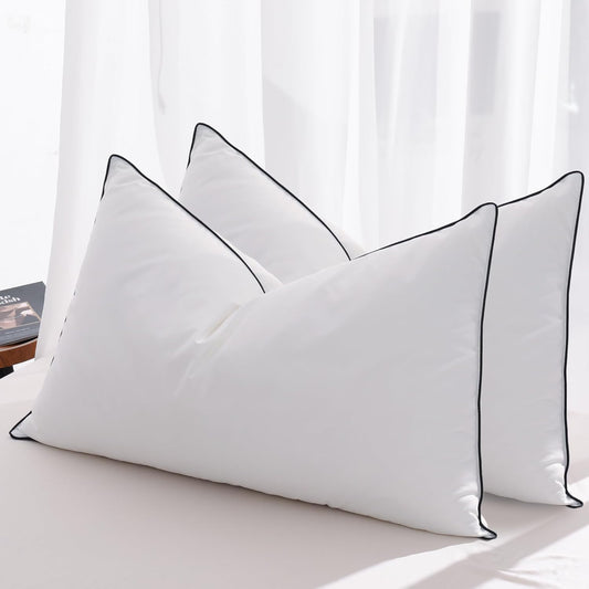 Mosluna Almohadas de Plumón Tamaño Estándar Juego de 2, Colección d...