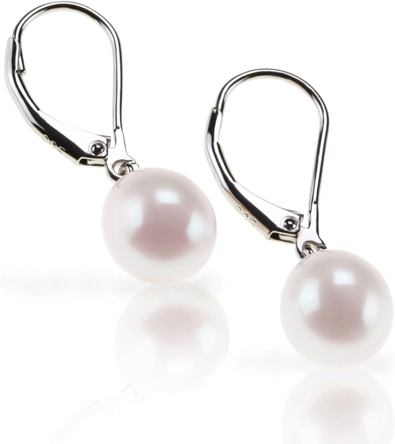Aretes de perlas cultivadas de agua dulce de calidad AAA+ seleccion...