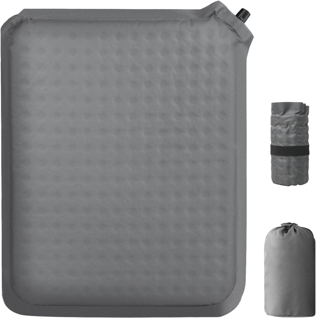 Tadpole Jump Cojín portátil autoinflable para asiento de estadio, a...