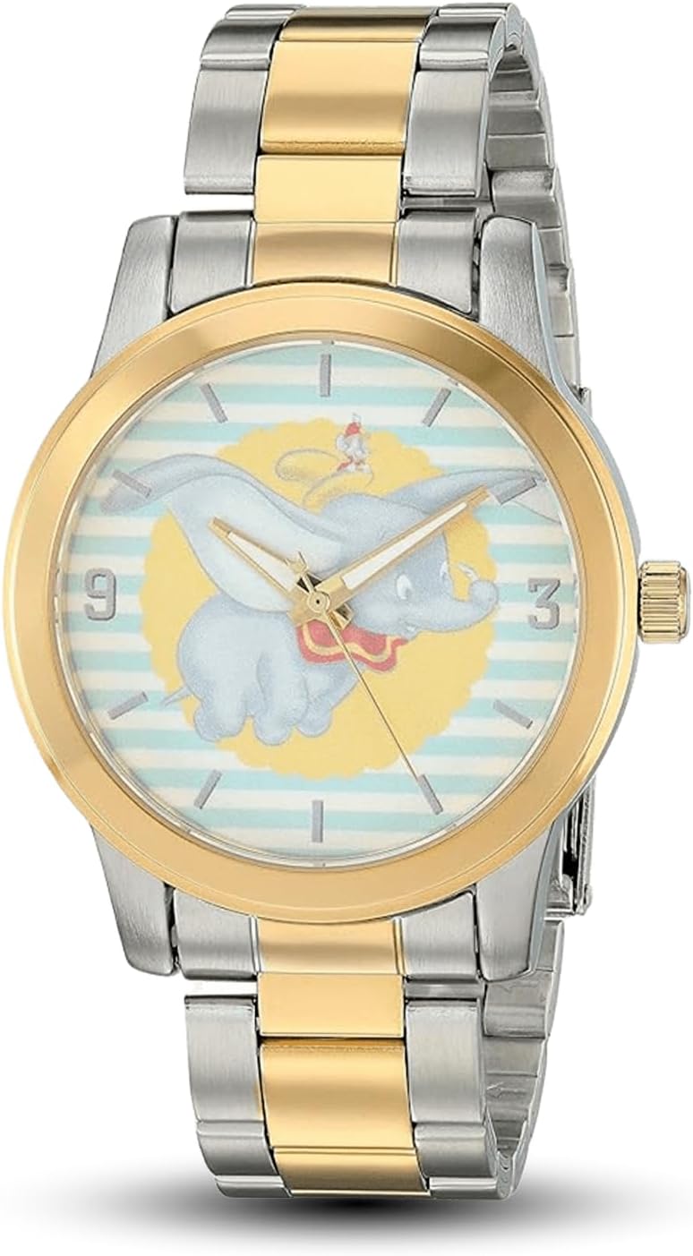 Disney Reloj de cuarzo analógico deportivo casual para adultos