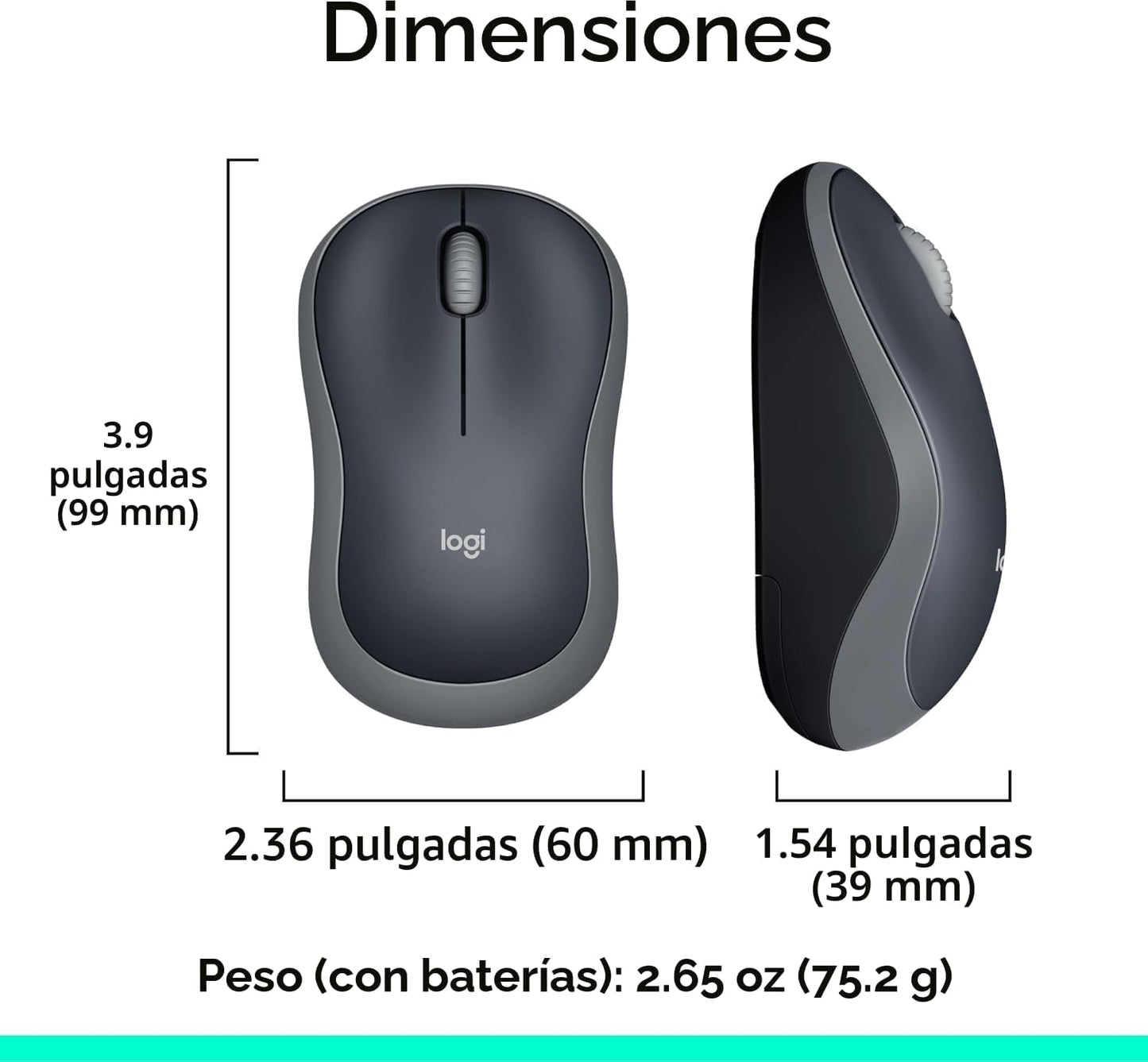 Logitech MK270 Combo de teclado y mouse inalámbricos para Windows,...