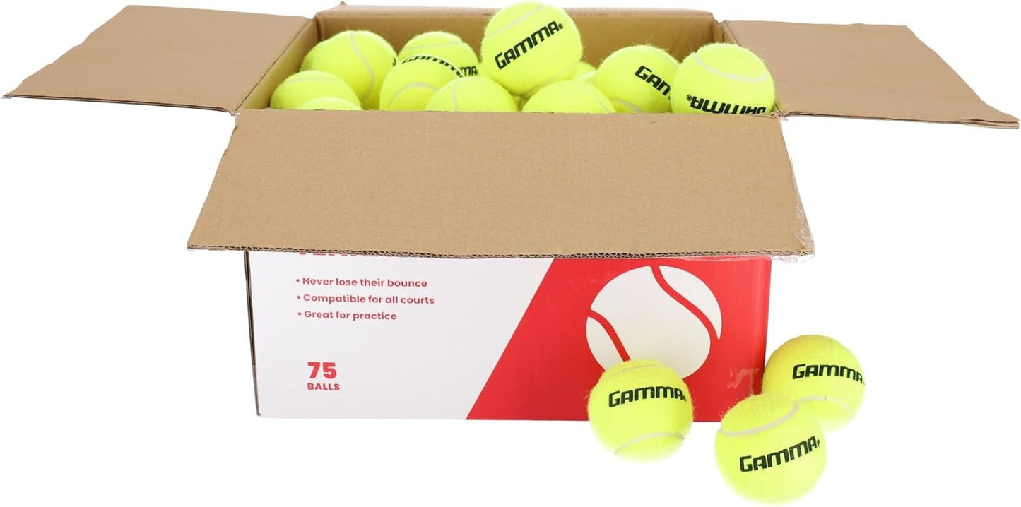 Gamma Sports Caja de pelotas de tenis sin presión - Ideal para prac...