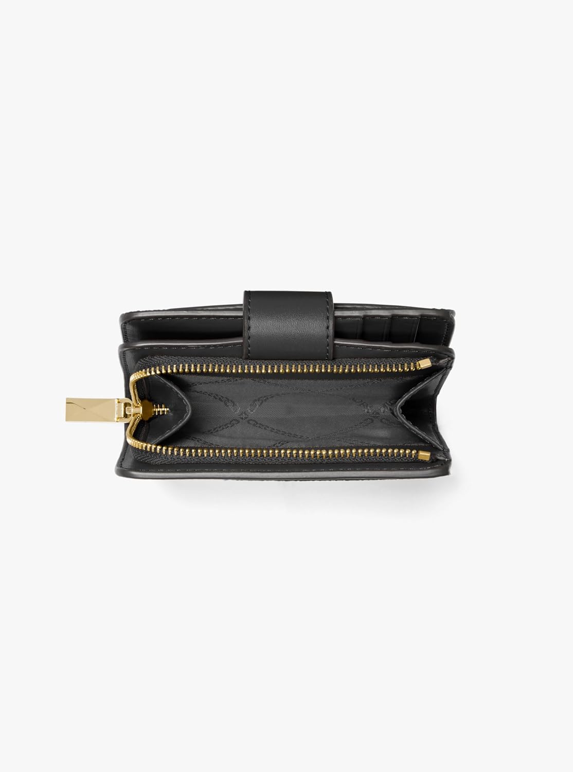 Michael Kors Mk Charm Small Tab Cartera compacta con bolsillo para...
