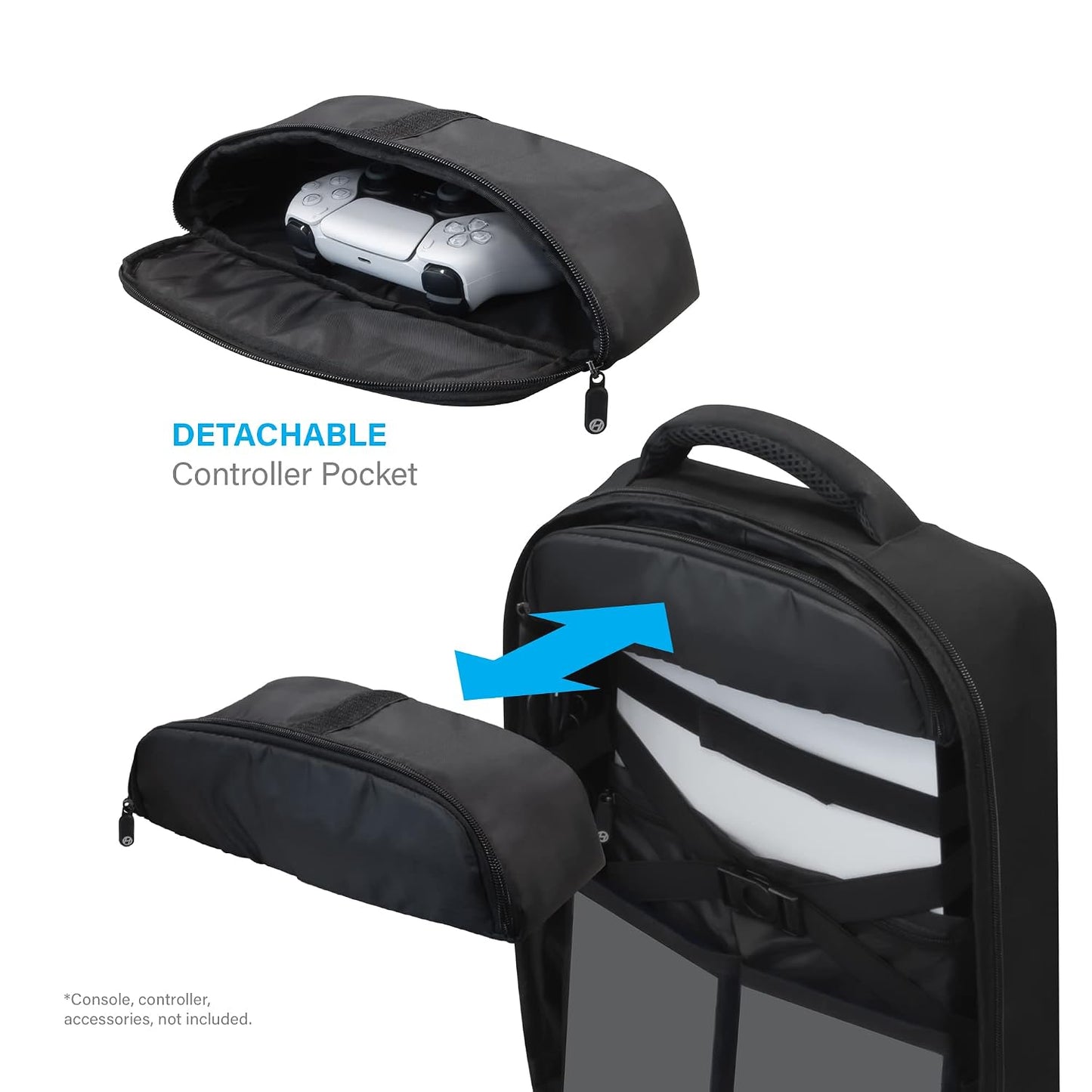 Hyperkin Overworld Mochila para juegos u2013 Bolsa de viaje rígida...