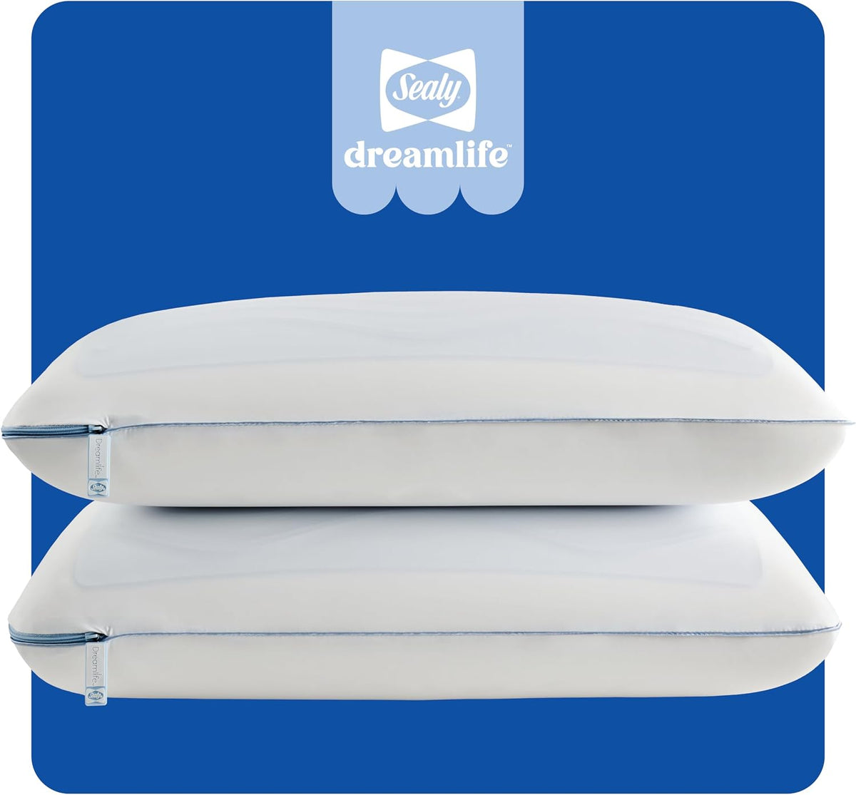 Sealy Dreamlife - Almohada refrescante de espuma viscoelástica de t...