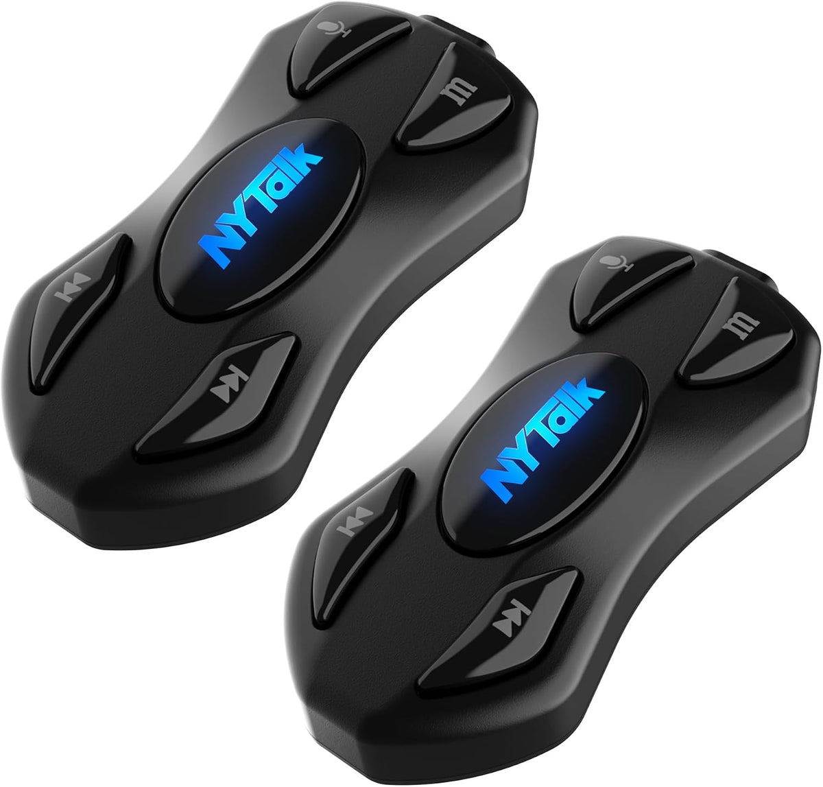 NYTALK N2 - Casco de motocicleta de 2 vías con Bluetooth, para comp...