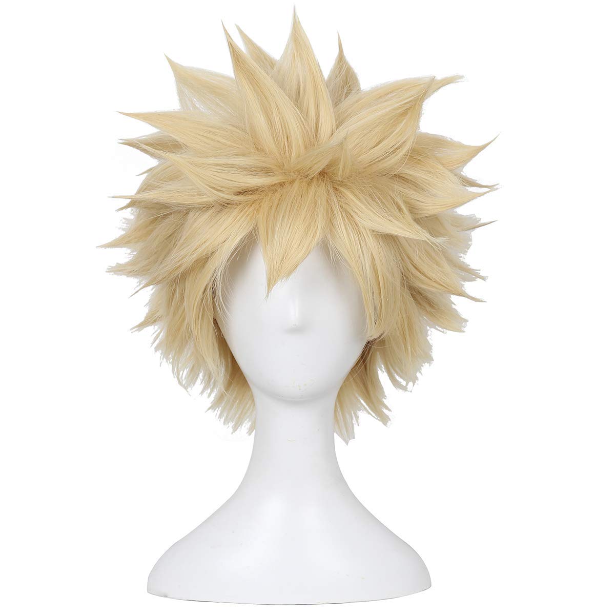 ColorGround Peluca corta de anime para cosplay