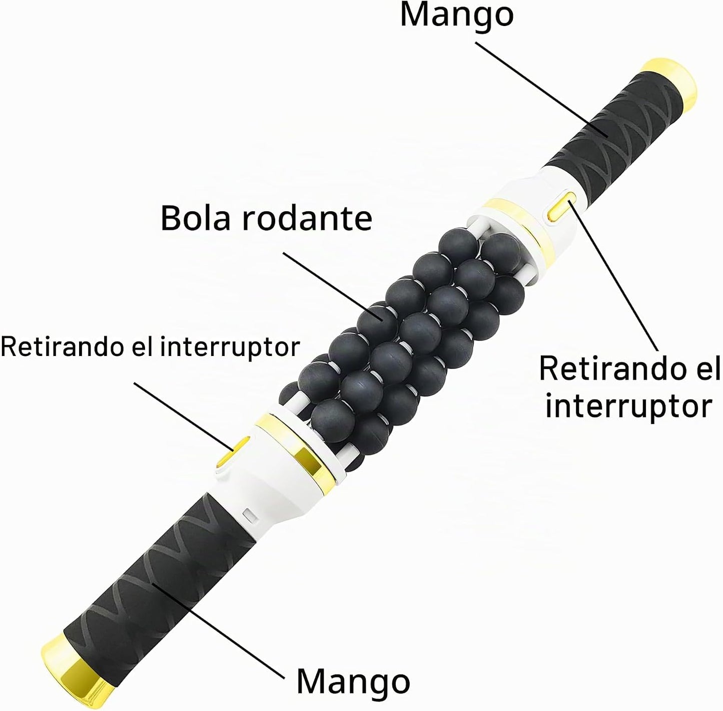 Elitzia Máquina de laminación de micro-vibración Masajeador corpora...