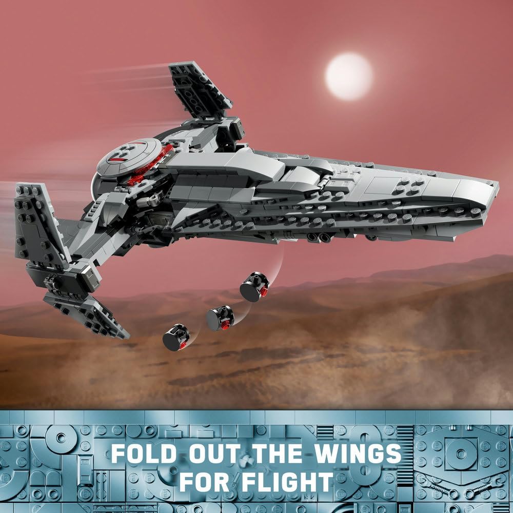 Lego 75383 Dark Maul's Sith Infiltrator 9+ 640pcs Nave Espacial...