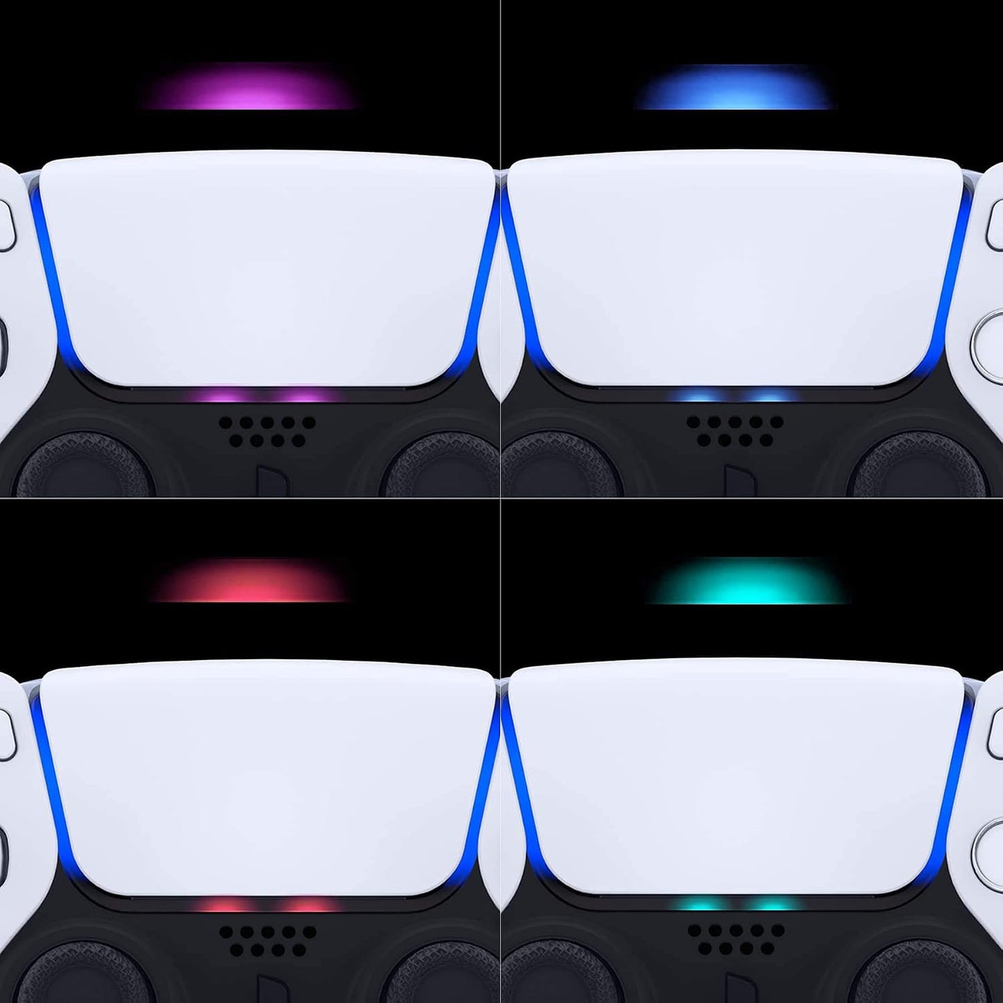 eXtremeRate Blanco Símbolos Clásicos D-pad Thumbstick Compartir Opc...