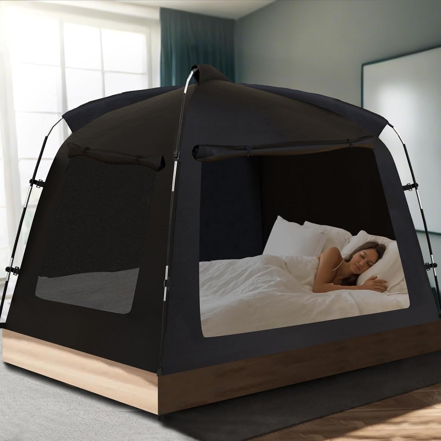 AYAMAYA Tienda de Cama, Carpas de Privacidad Interior Dosel de Cama...