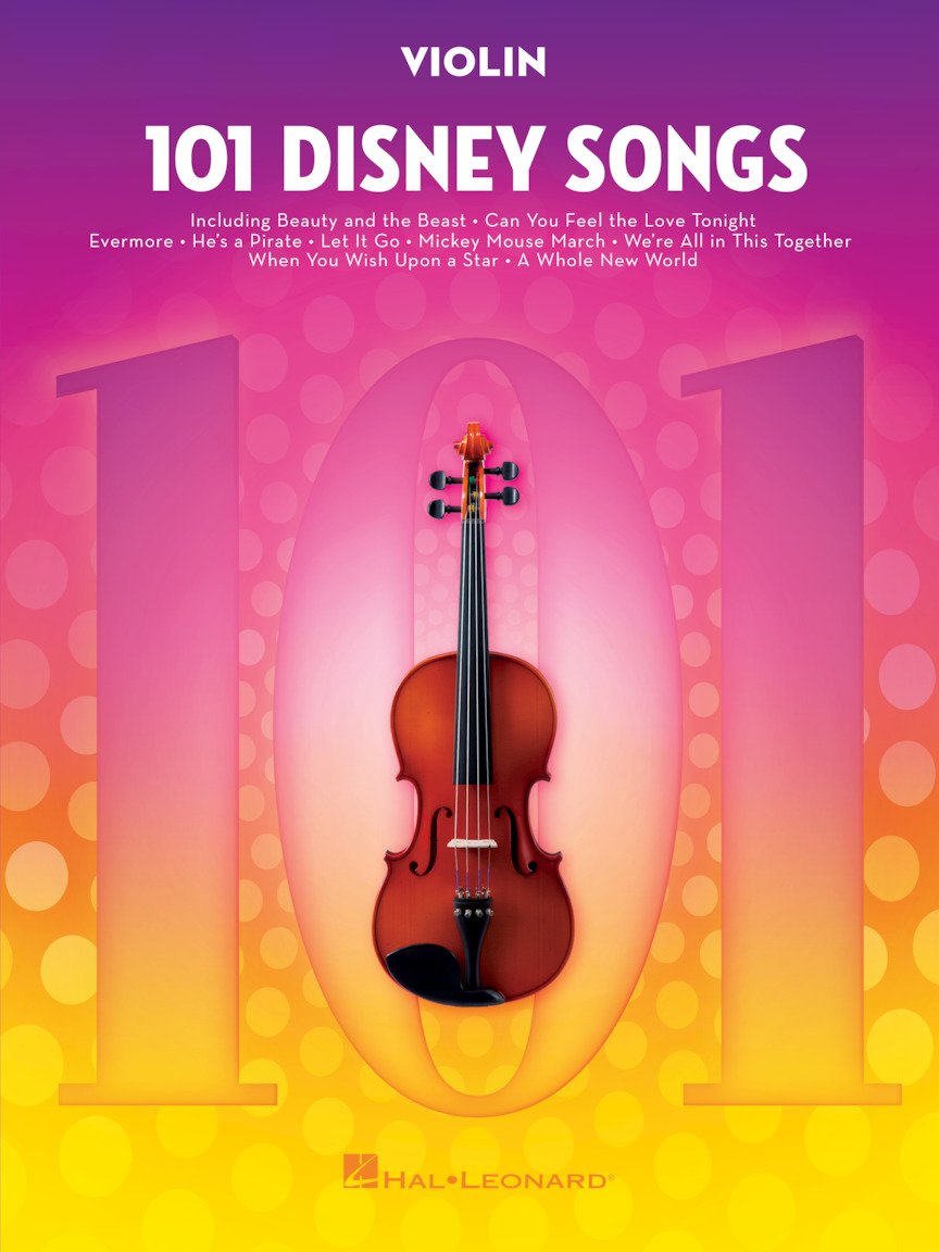 101 canciones de Disney para violín | Partituras y cancioneros fáci...
