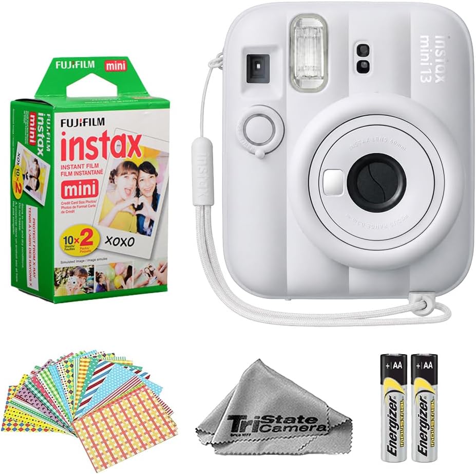 Cámara instantánea Fujifilm Instax Mini 13 Clay White con película...
