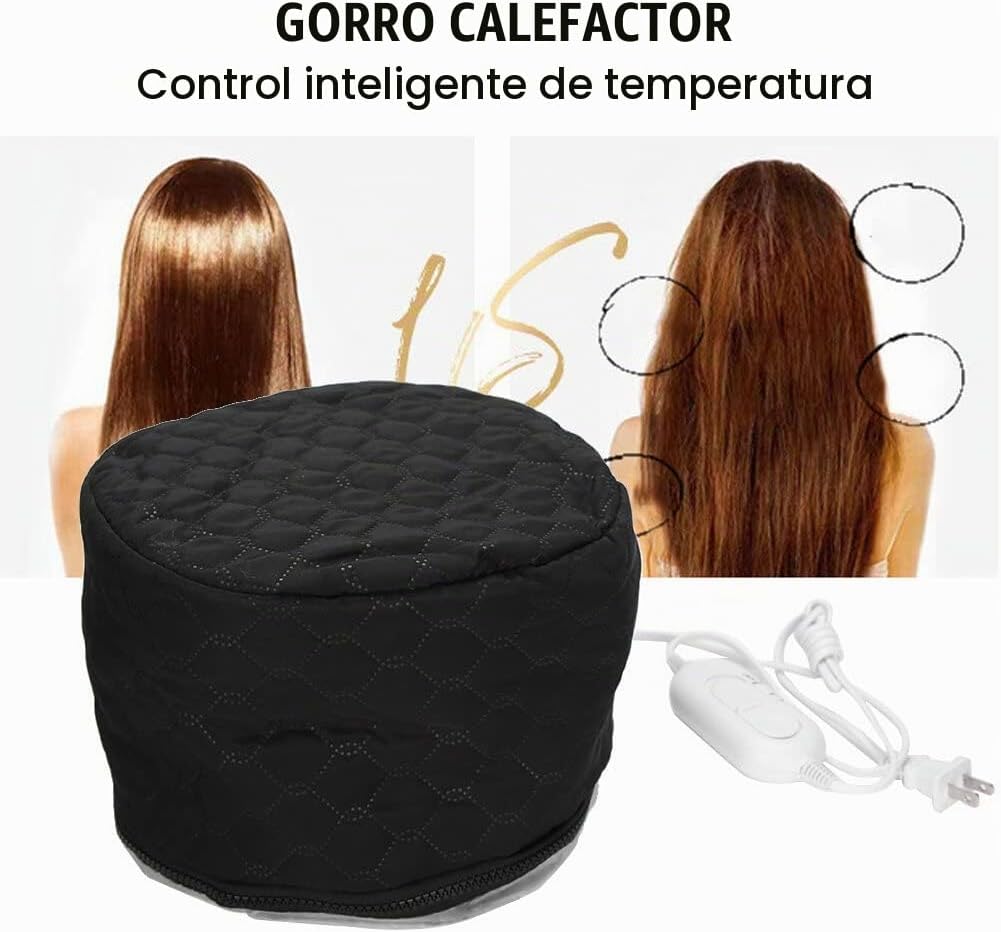 Longzhuo Vaporizador de cabello para acondicionador profundo, tapa...