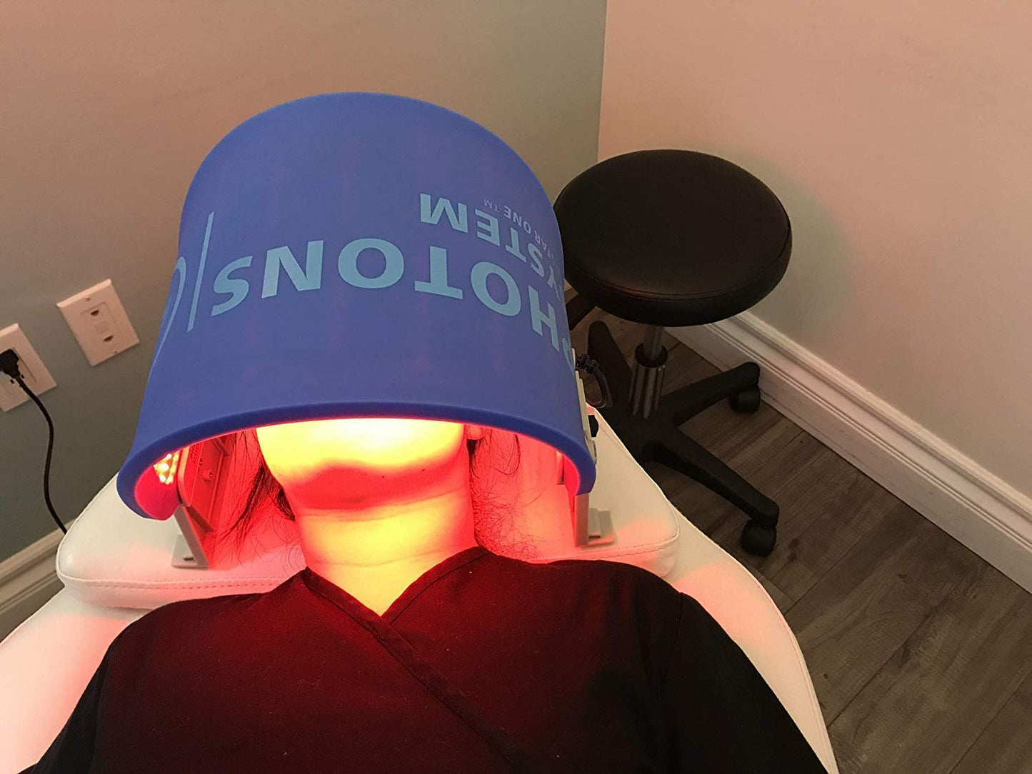 Hydraskincare - Terapia de luz roja para cara, máscara facial LED,...