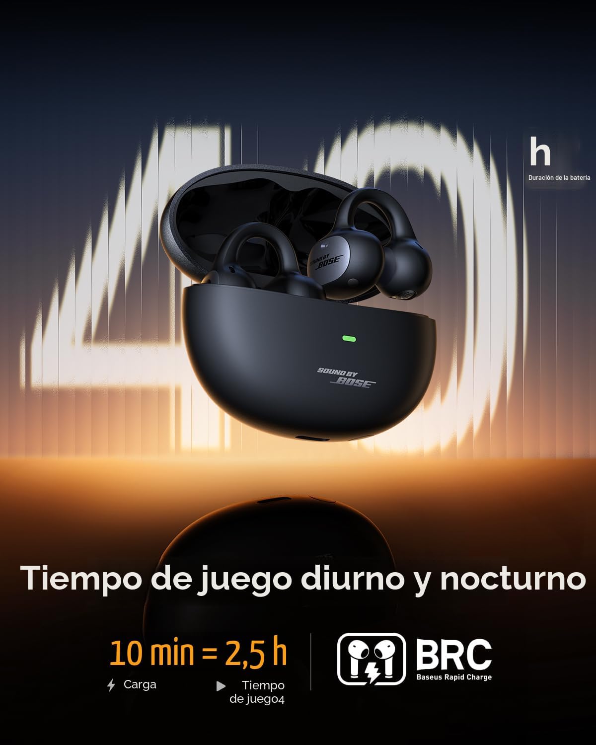 Baseus Inspire XC1 - Auriculares abiertos con clip, sonido de Bose,...