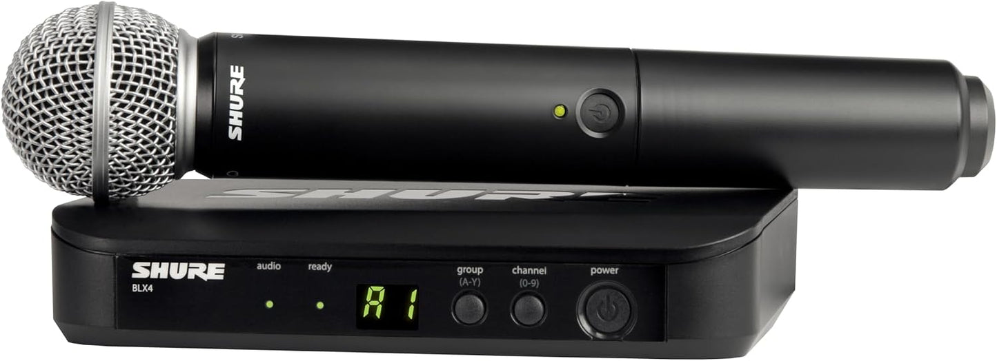 Sistema de micrófono inalámbrico Shure BLX24\/SM58 - Vida de baterí...