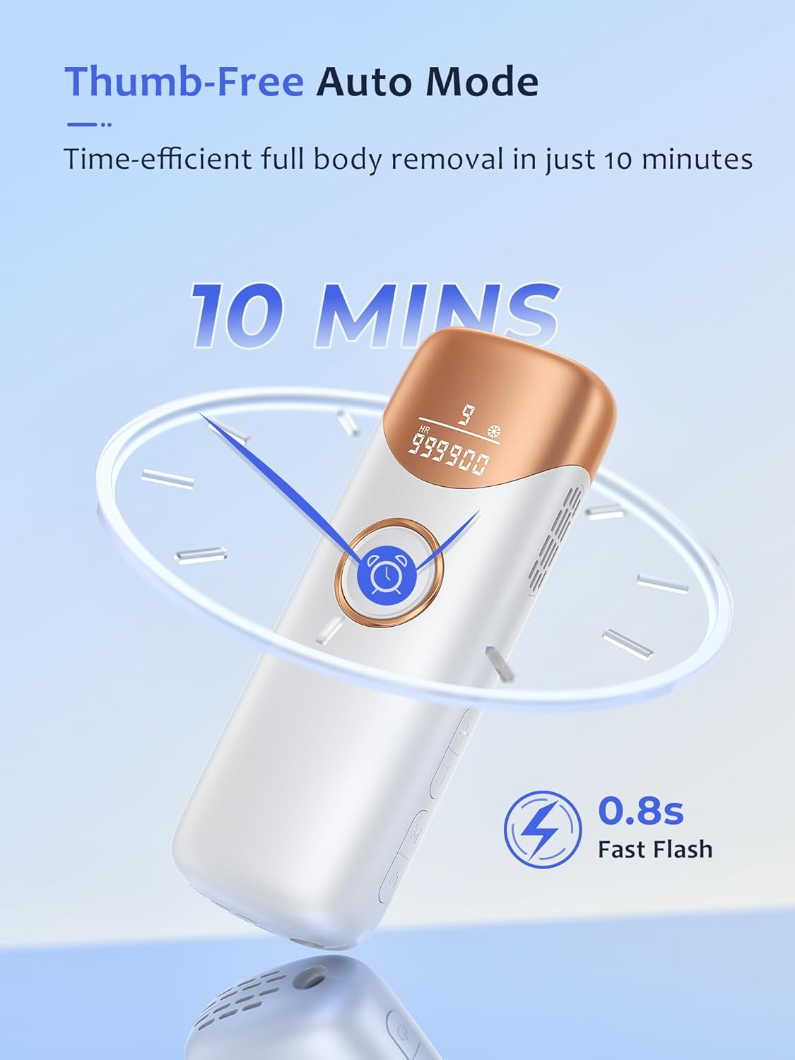 Ubroo Laser Hair Removal Reducción del vello en 2 sesiones (Oro) |...