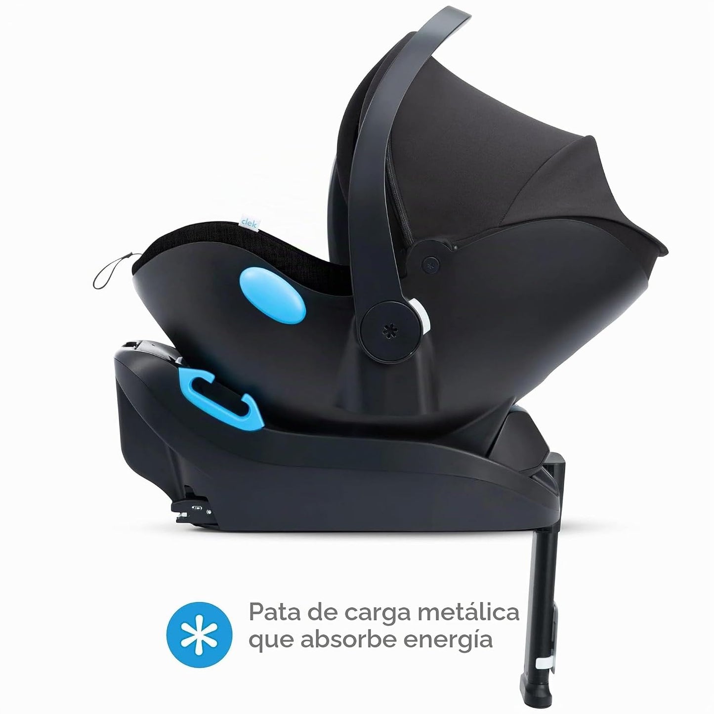 Asiento de coche infantil Clek Liing con pata de carga ajustable, d...