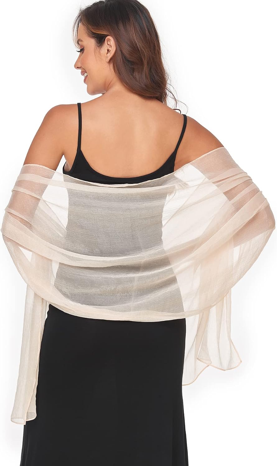 SURVODJA Chales y envolturas para mujer para vestido de noche, bufa...