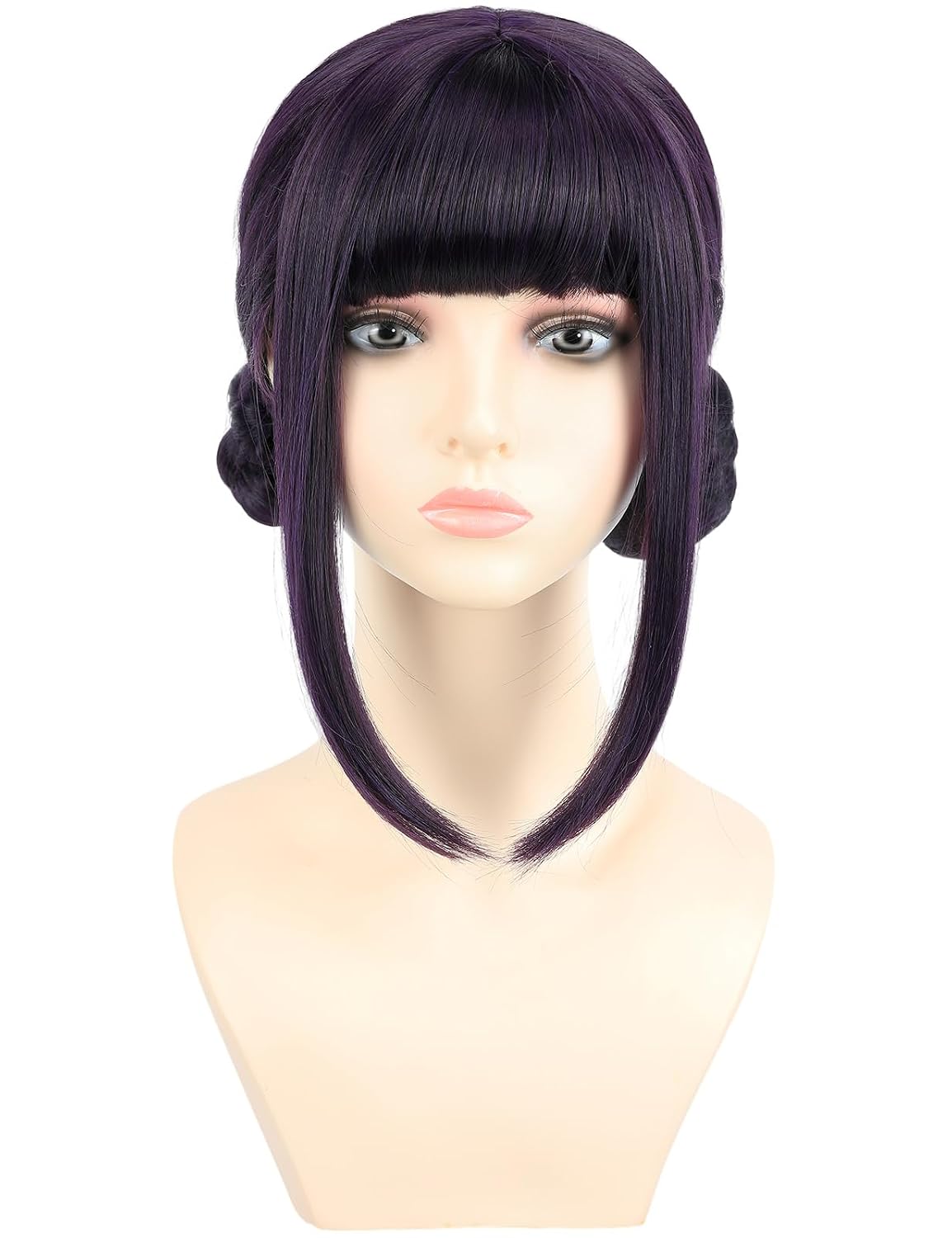 PUREHAIR Peluca corta de disfraz de anime para mujer, fibra de seda...