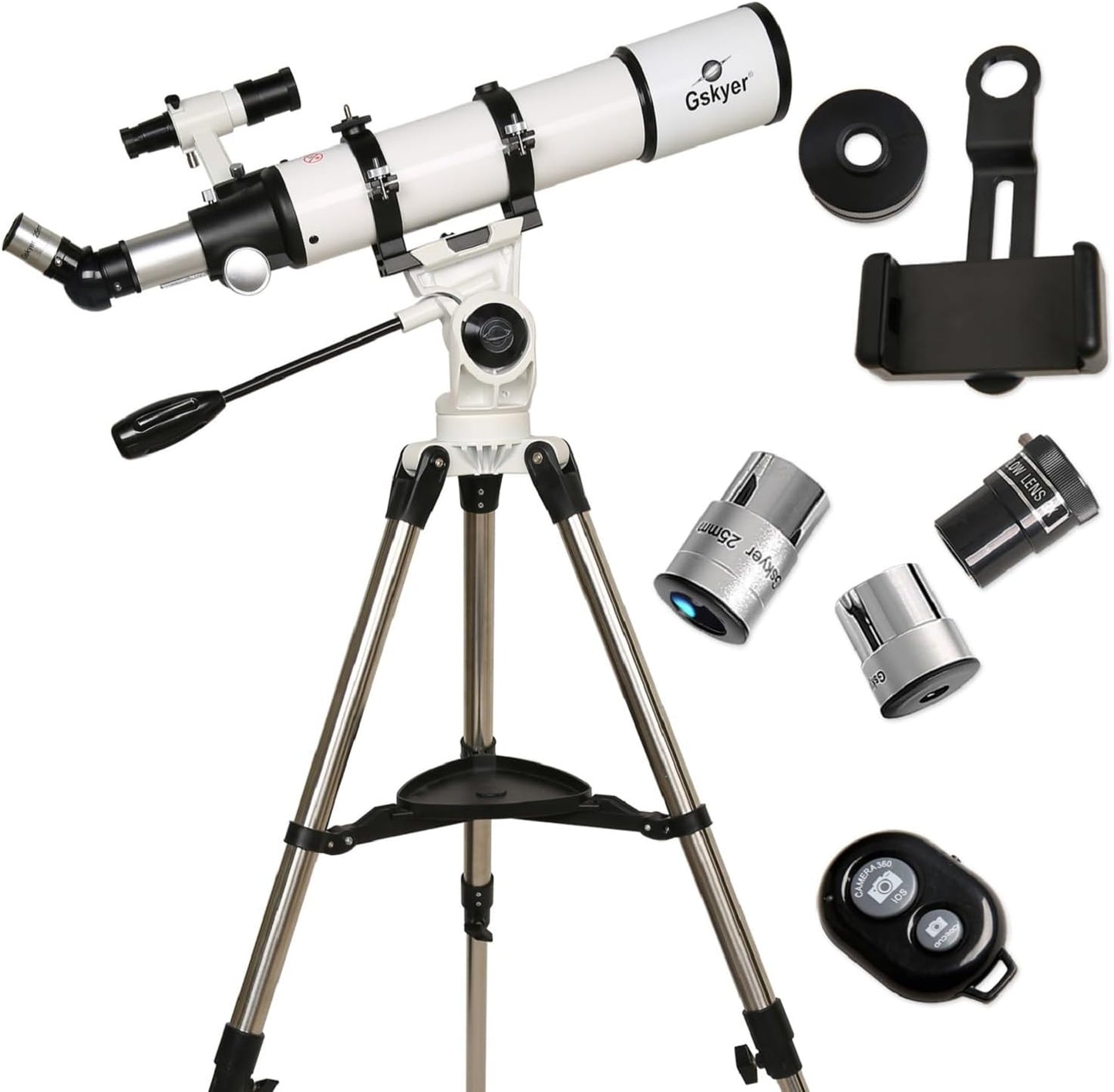 Gskyer, telescopio refractor astronómico AZ de 600x90 mm; telescopi...