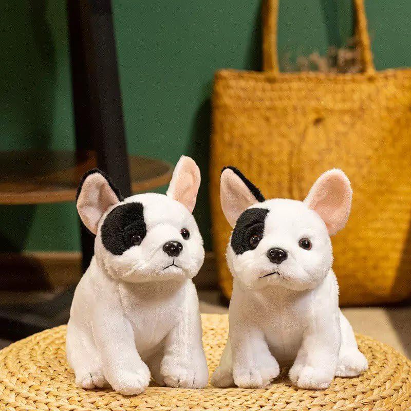 YUKOUQIAN Bulldog francés de peluche de 8 pulgadas para niñas y niñ...