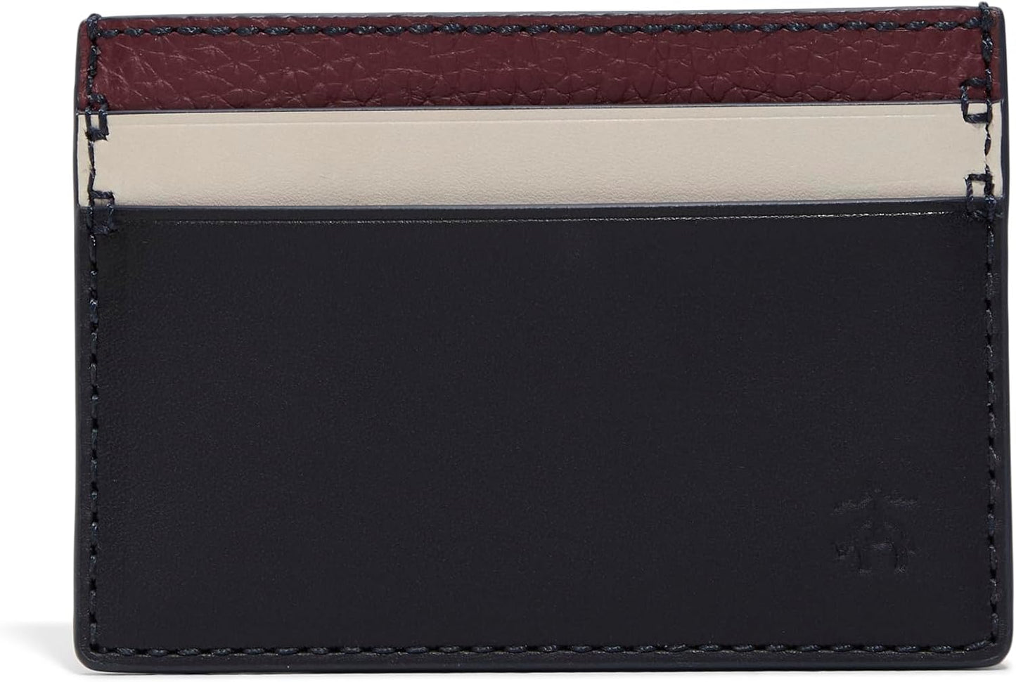 Brooks Brothers Cartera Portland Sofiano de cuero para hombre, Otro...