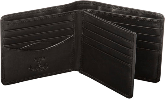 Tony Perotti Billetera plegable de cuero italiano para hombre con t...