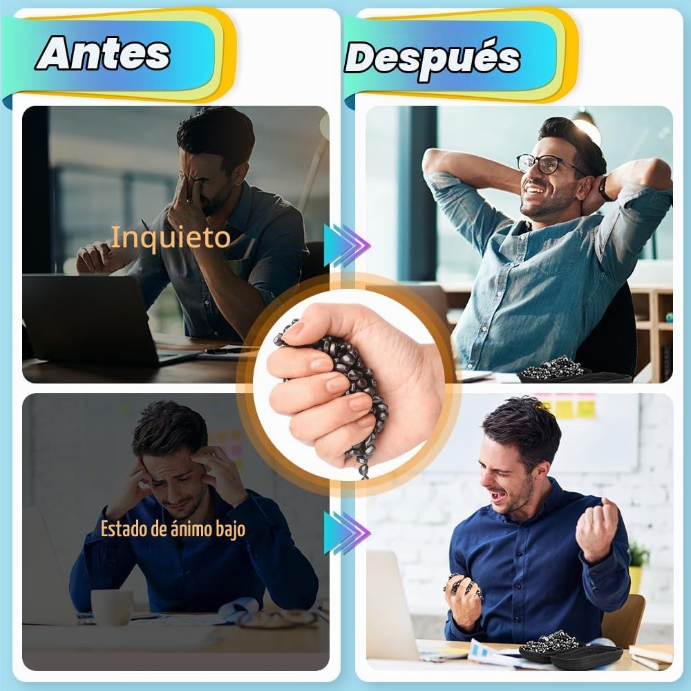 Dilabnba - 550 juguetes para ansiedad de masilla de ferrita para ad...
