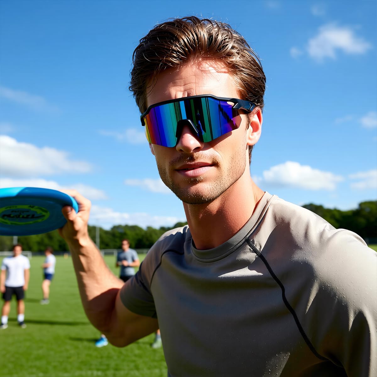 SEKKAF Gafas de sol deportivas polarizadas para hombres y mujeres,...