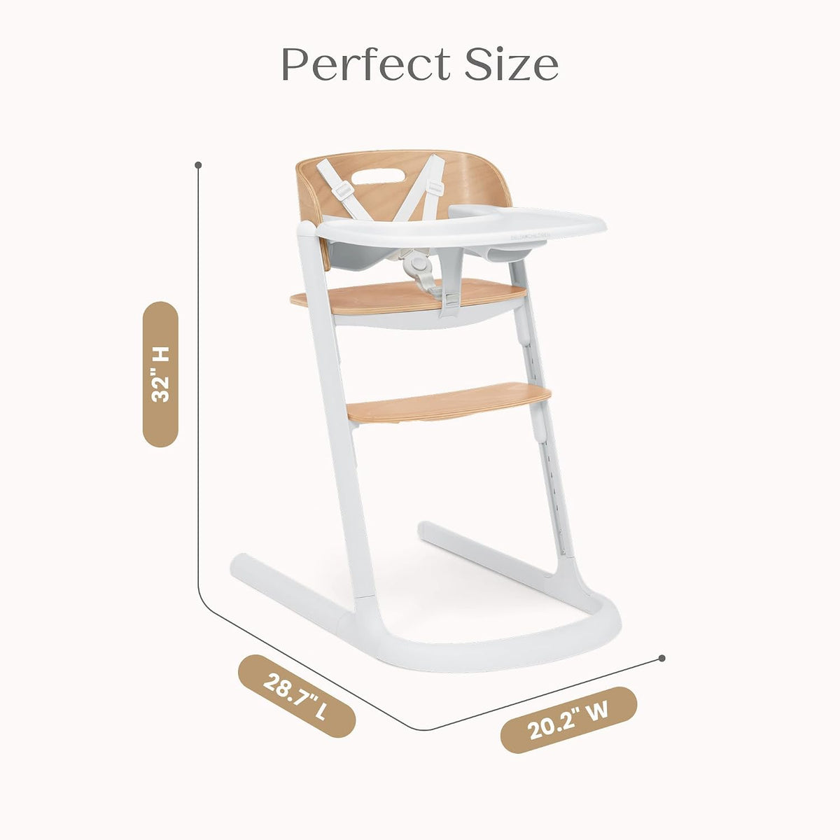Delta Children Versa - Silla alta ajustable 3 en 1 para bebés y niñ...